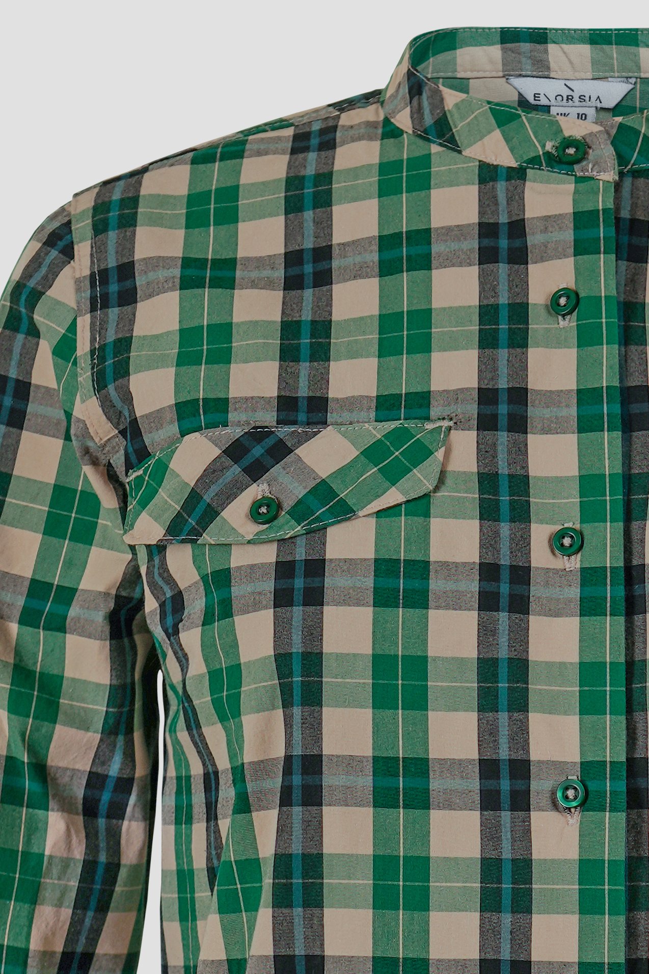 Womens Regular Fit Paper-Touch Poplin Shirt