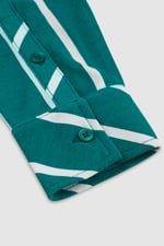 Long Sleeve Striped Smart Shirt