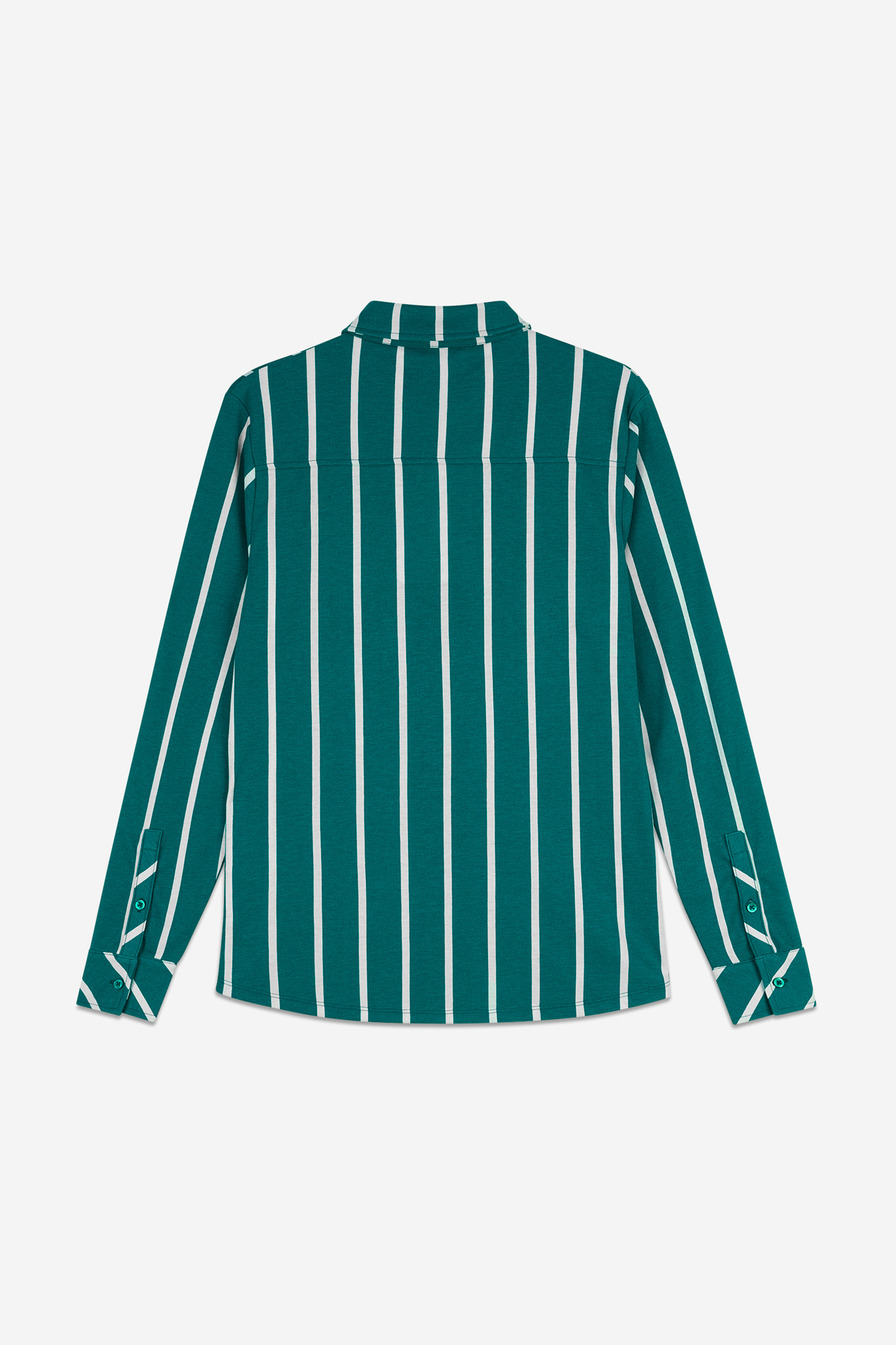 Long Sleeve Striped Smart Shirt