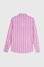 Long Sleeve Striped Smart Shirt