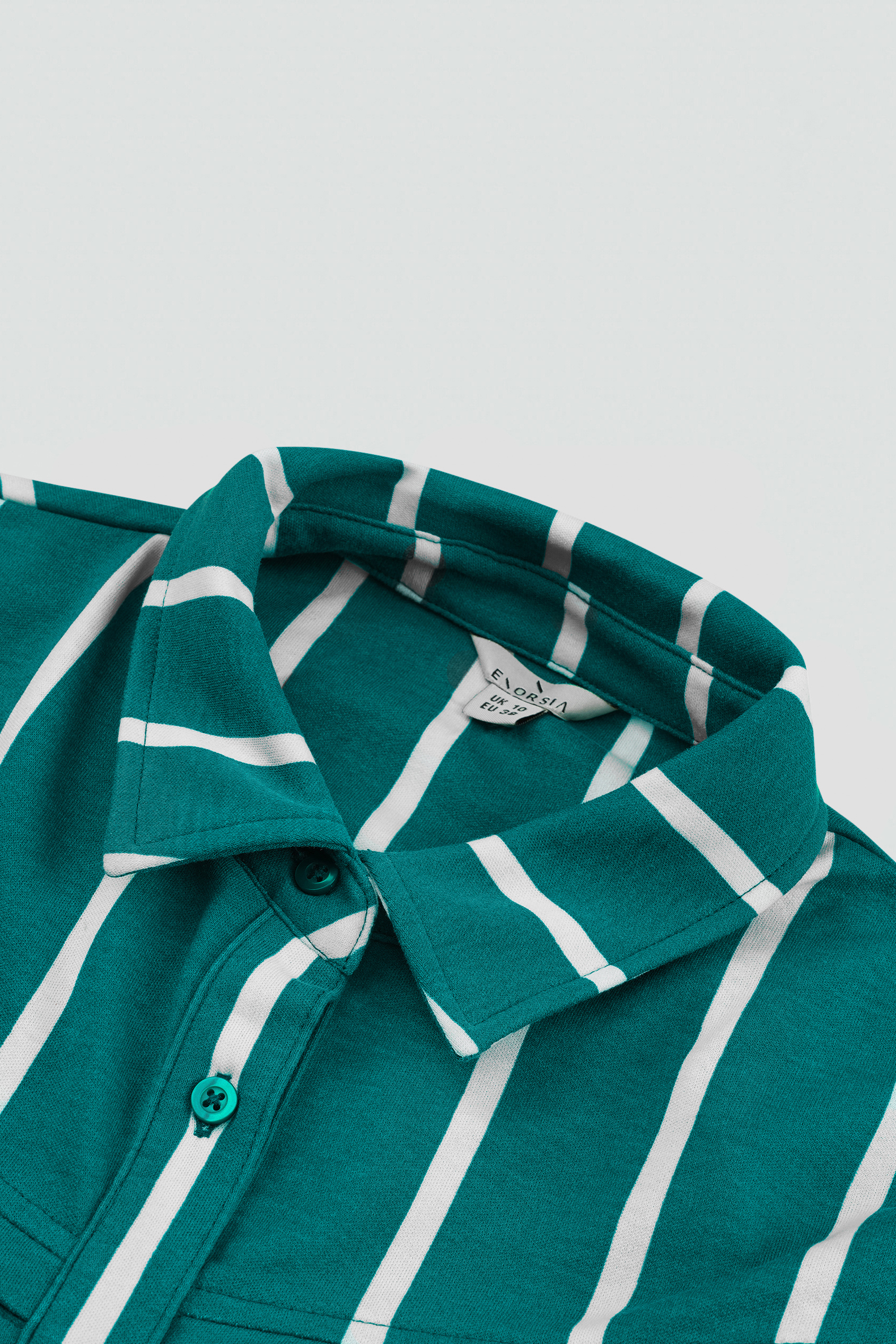 Long Sleeve Striped Smart Shirt