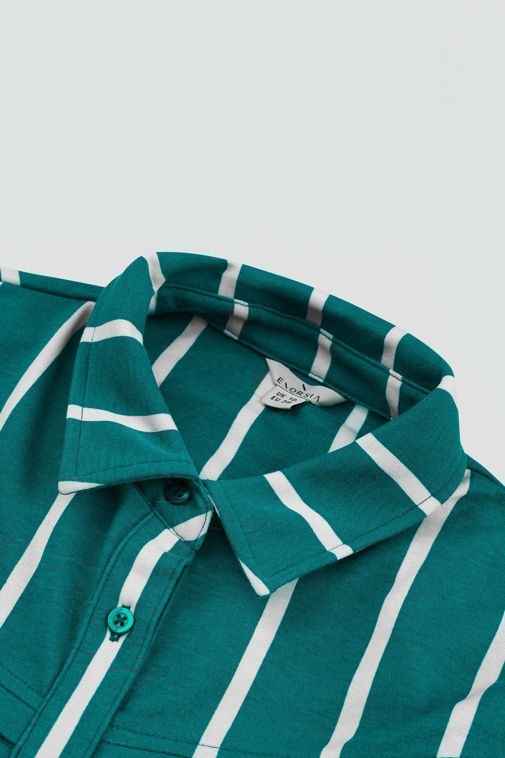 Long Sleeve Striped Smart Shirt