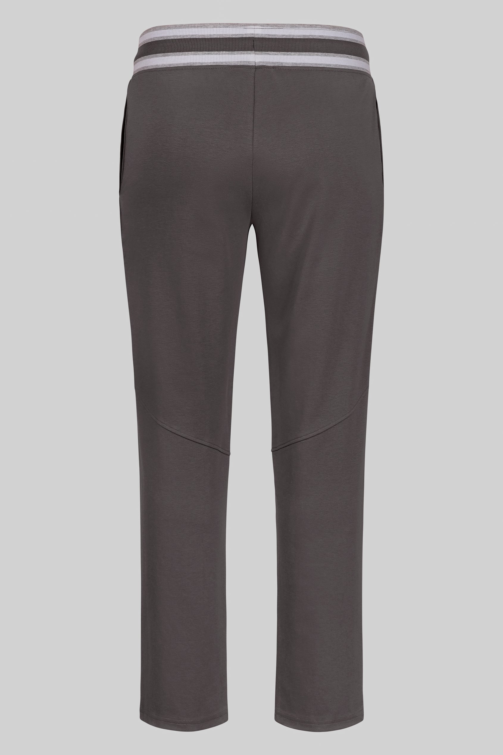 Men's Striped Rib Waistband Jersey Trouser