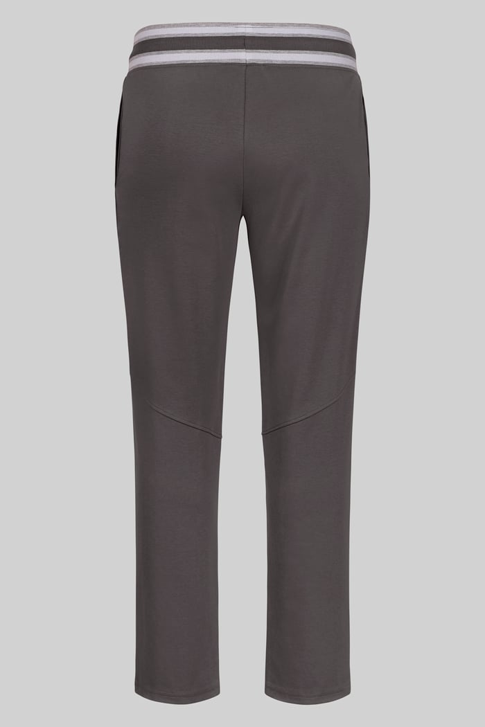 Men's Striped Rib Waistband Jersey Trouser