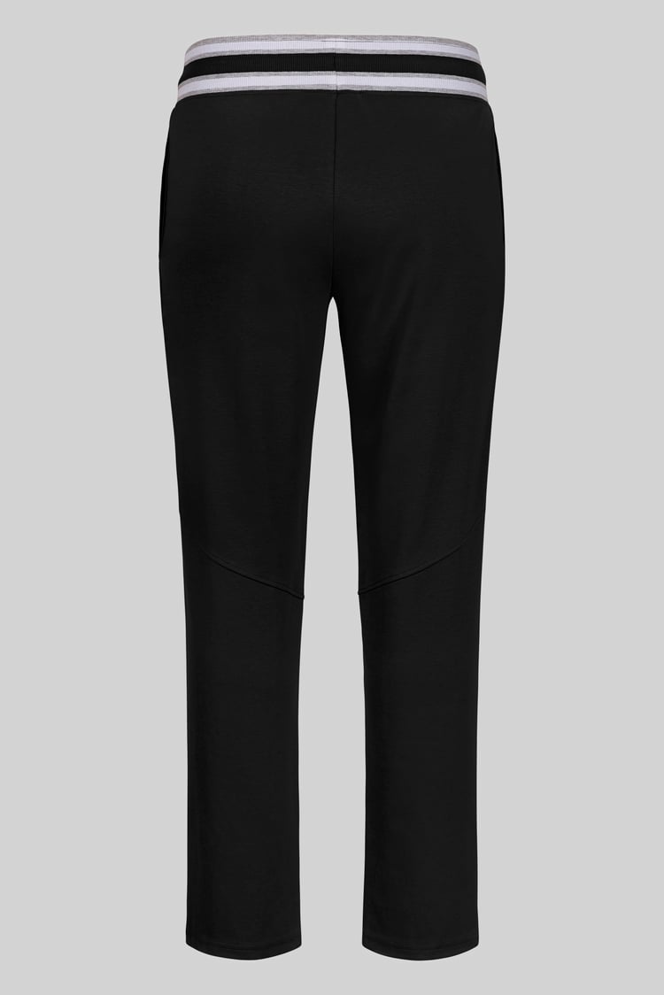 Men's Striped Rib Waistband Jersey Trouser