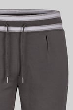 Men's Striped Rib Waistband Jersey Trouser