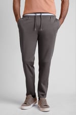 Men's Striped Rib Waistband Jersey Trouser