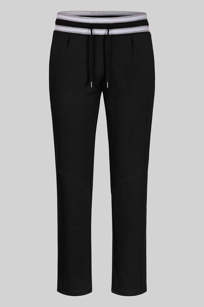 Men's Striped Rib Waistband Jersey Trouser