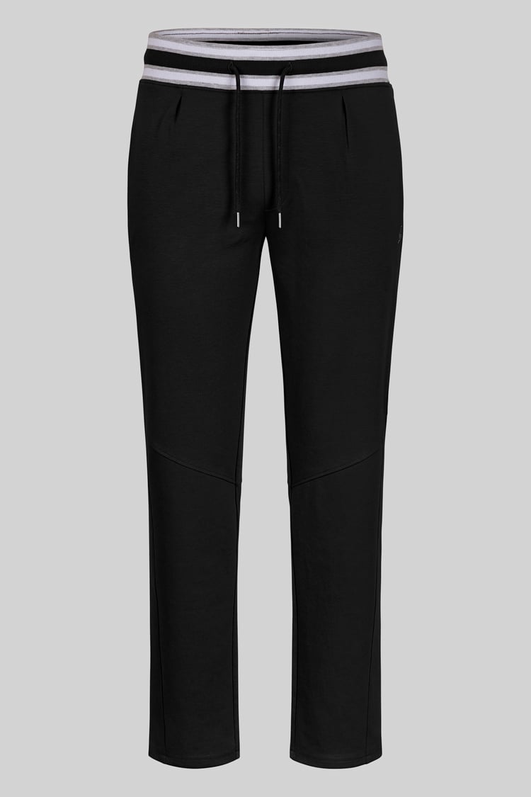 Men's Striped Rib Waistband Jersey Trouser