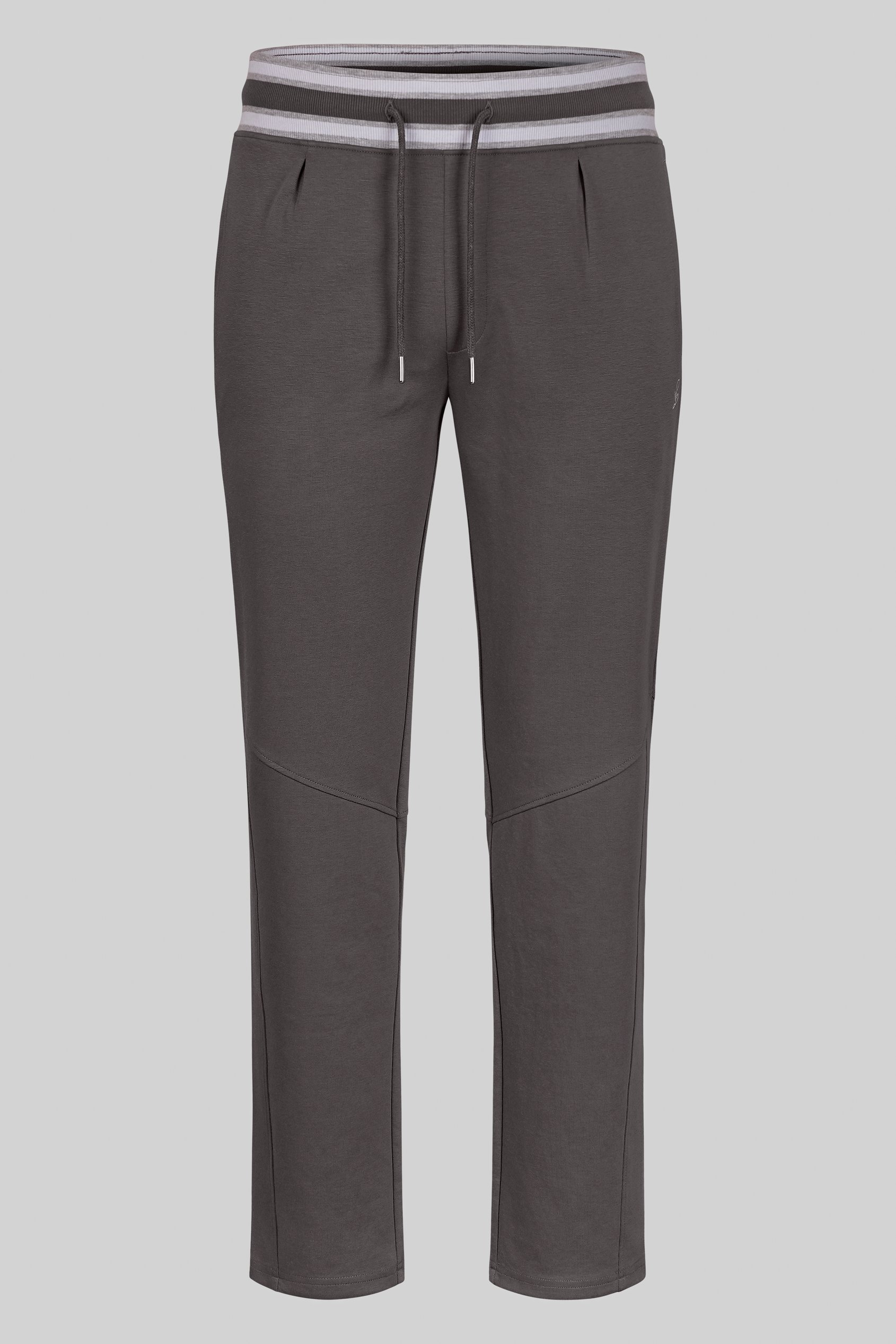 Men's Striped Rib Waistband Jersey Trouser