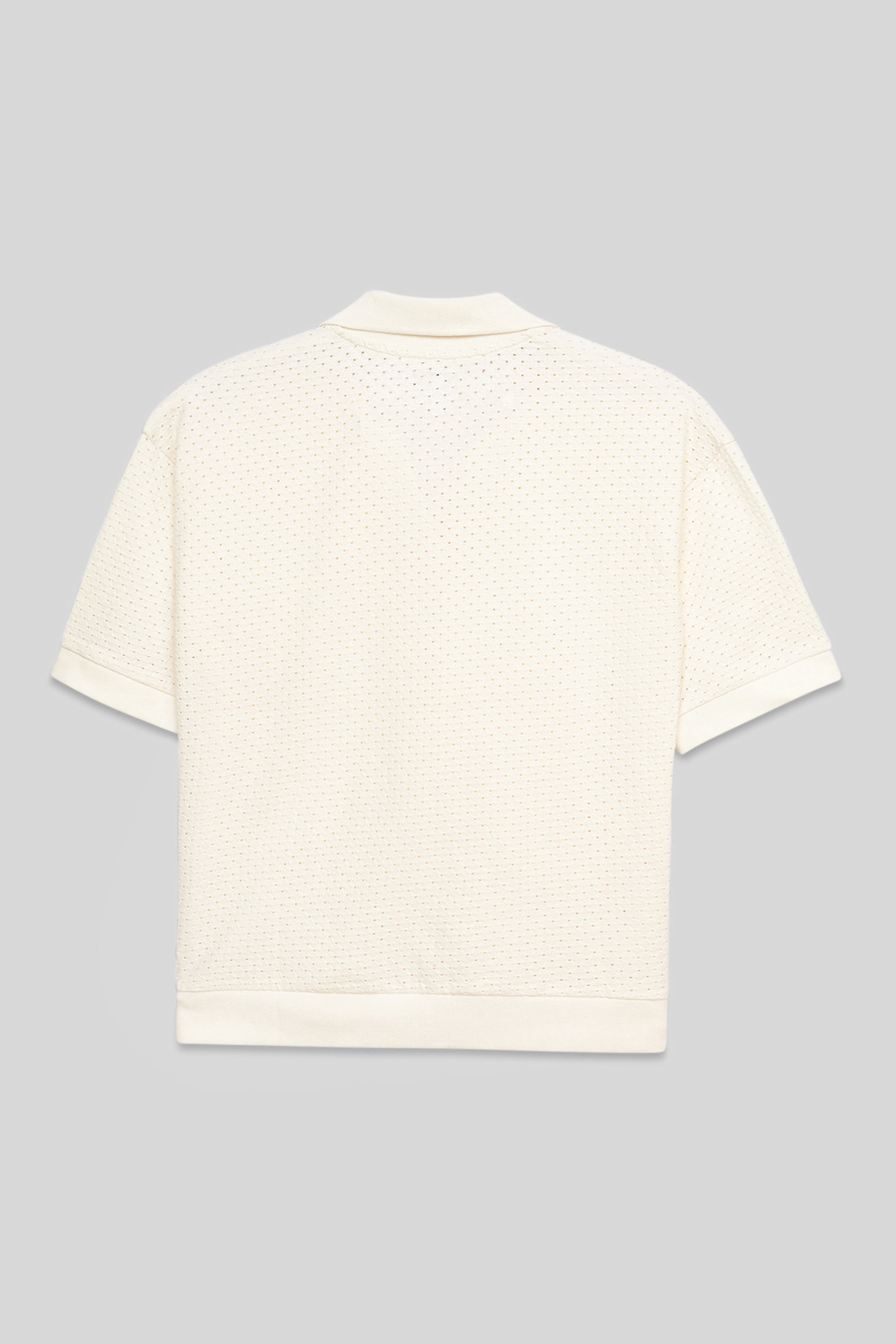 Mesh Textured Polo Shirts