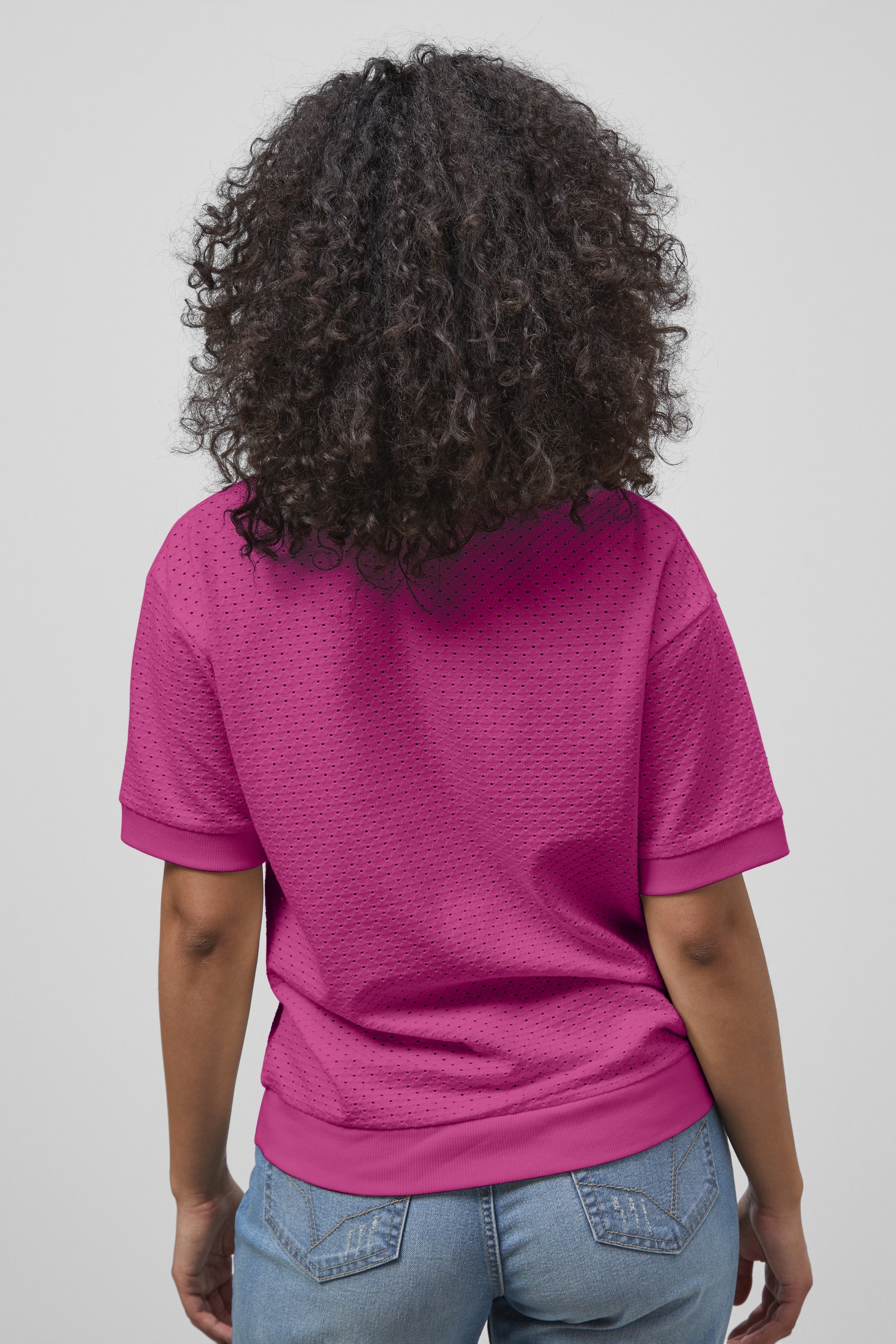 Mesh Textured Polo Shirts