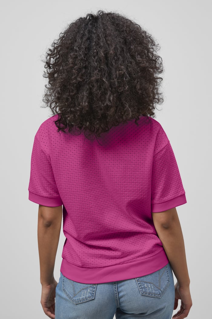 Mesh Textured Polo Shirts