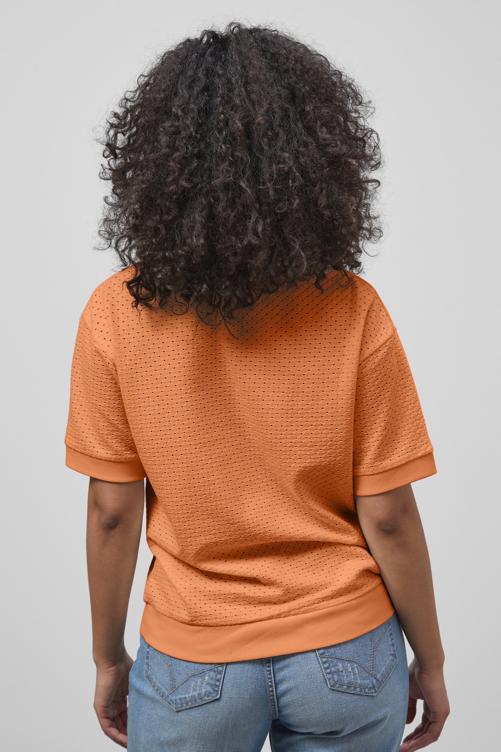 Mesh Textured Polo Shirts