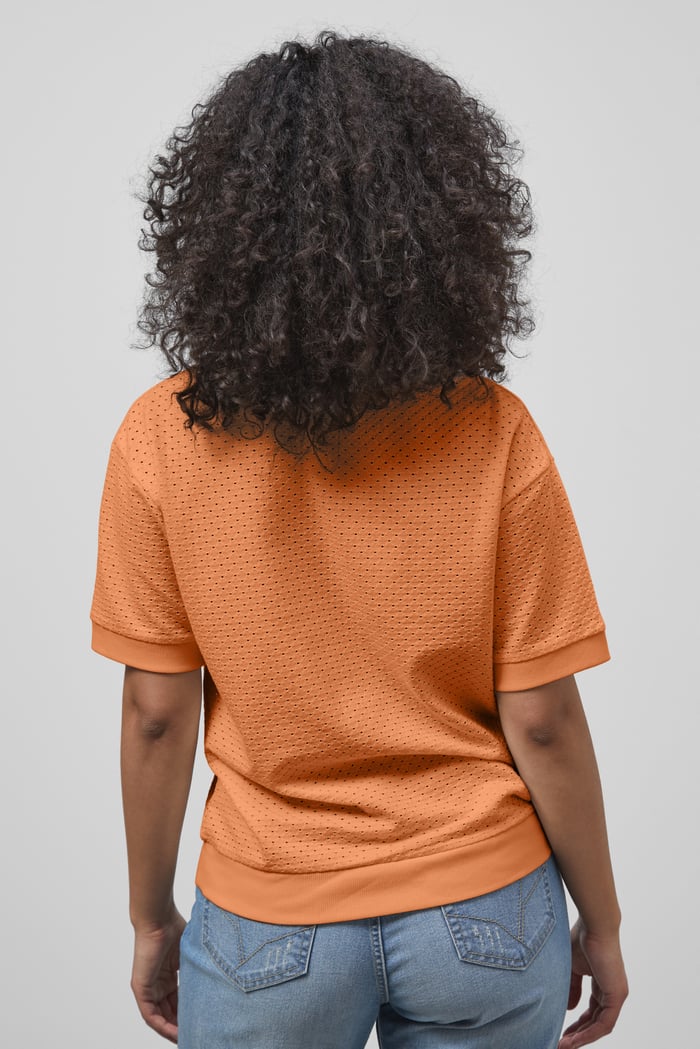 Mesh Textured Polo Shirts