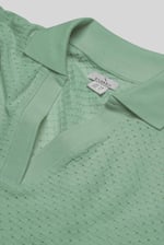 Mesh Textured Polo Shirts