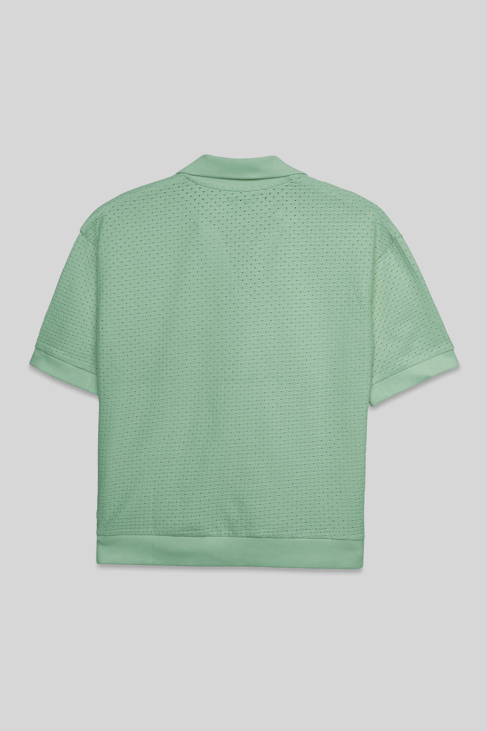 Mesh Textured Polo Shirts