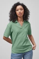 Mesh Textured Polo Shirts