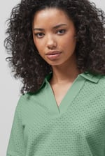 Mesh Textured Polo Shirts