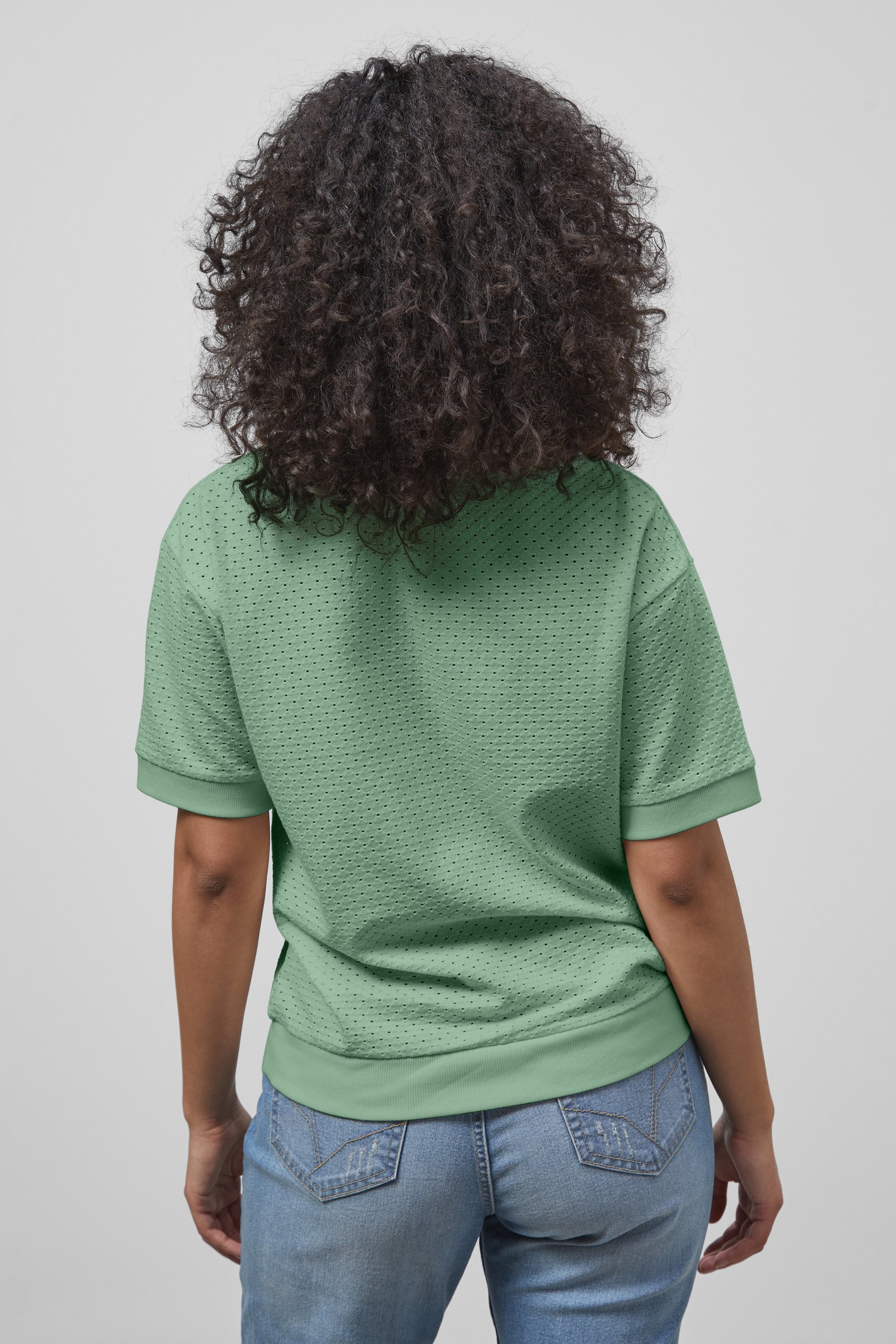 Mesh Textured Polo Shirts