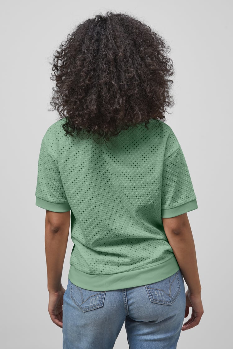 Mesh Textured Polo Shirts