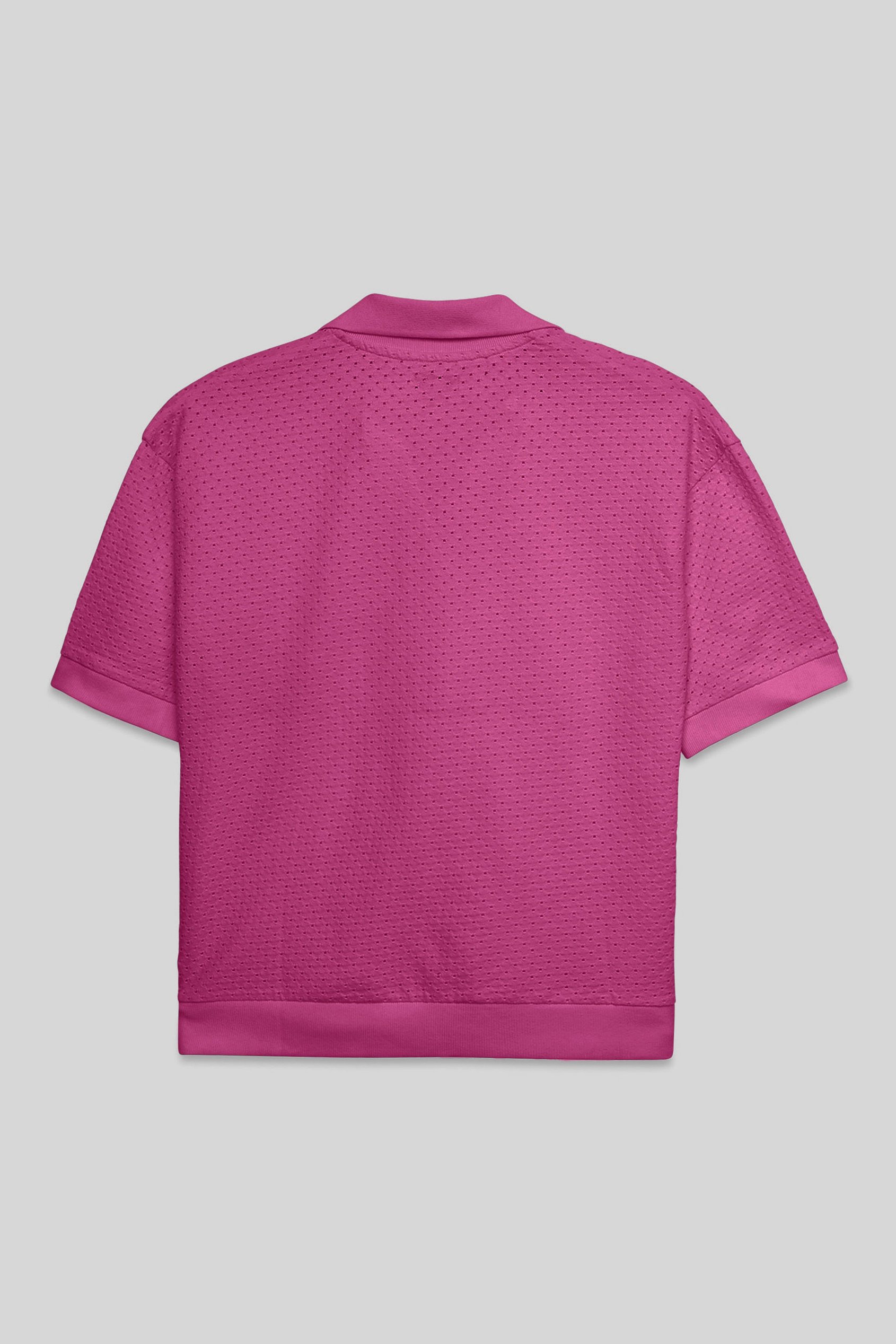 Mesh Textured Polo Shirts