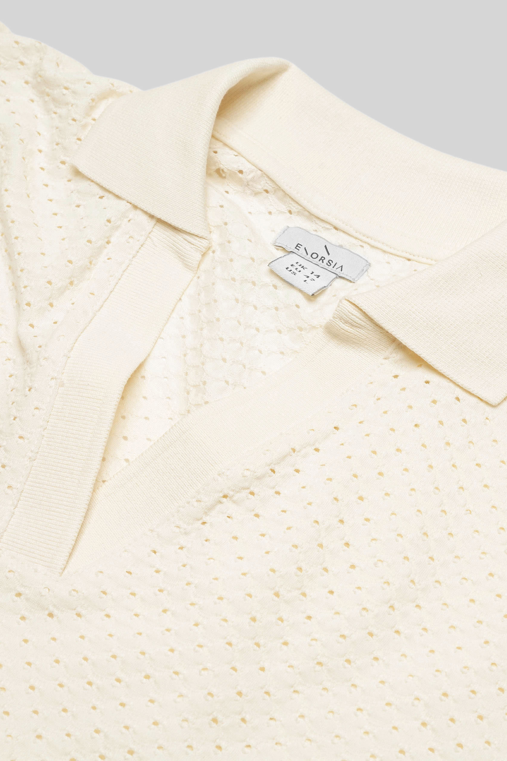 Mesh Textured Polo Shirts