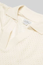 Mesh Textured Polo Shirts