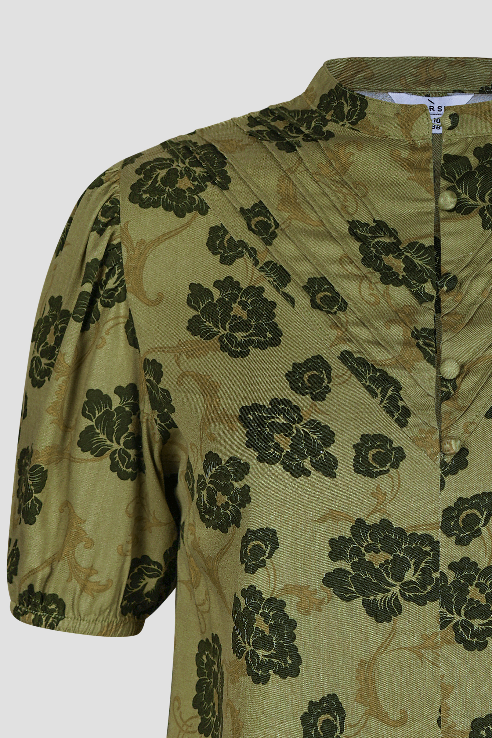 Floral Print Short Sleeve Tops