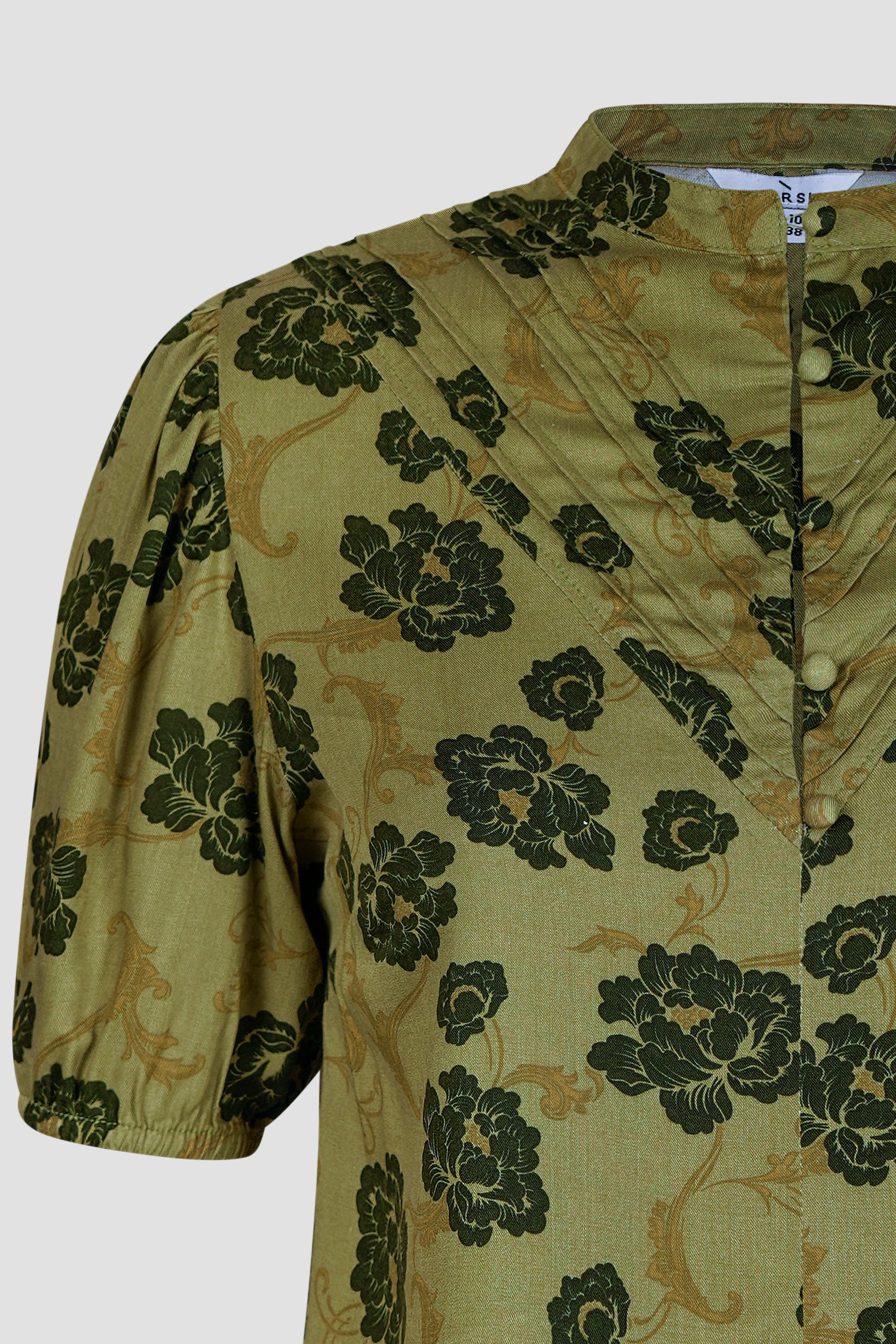 Floral Print Short Sleeve Tops