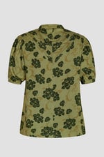 Floral Print Short Sleeve Tops