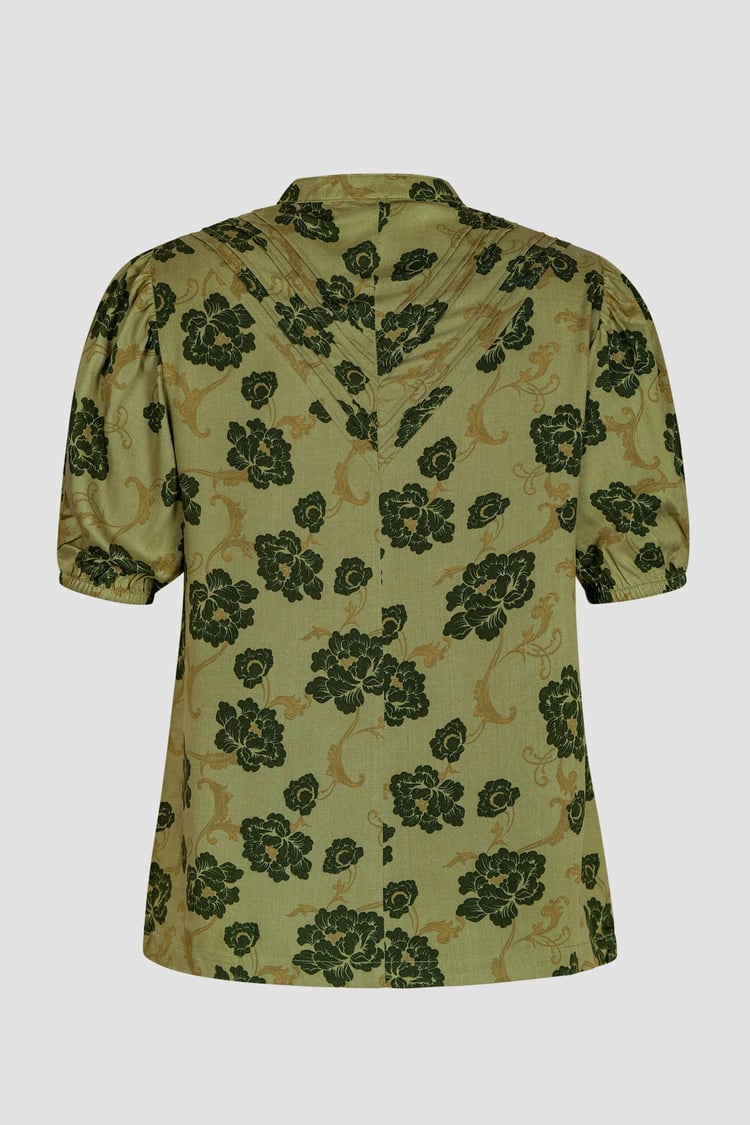 Floral Print Short Sleeve Tops