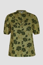 Floral Print Short Sleeve Tops