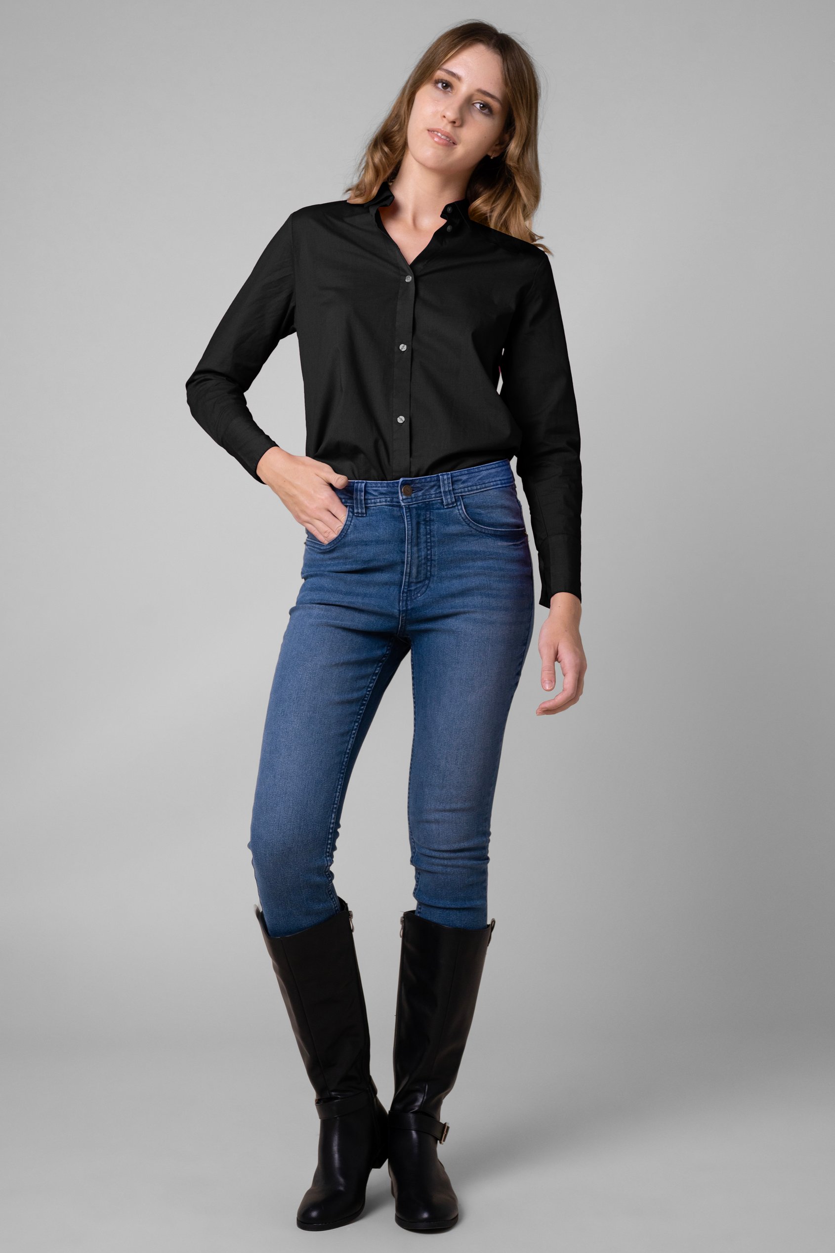 Womens Long Sleeve Work Shirt