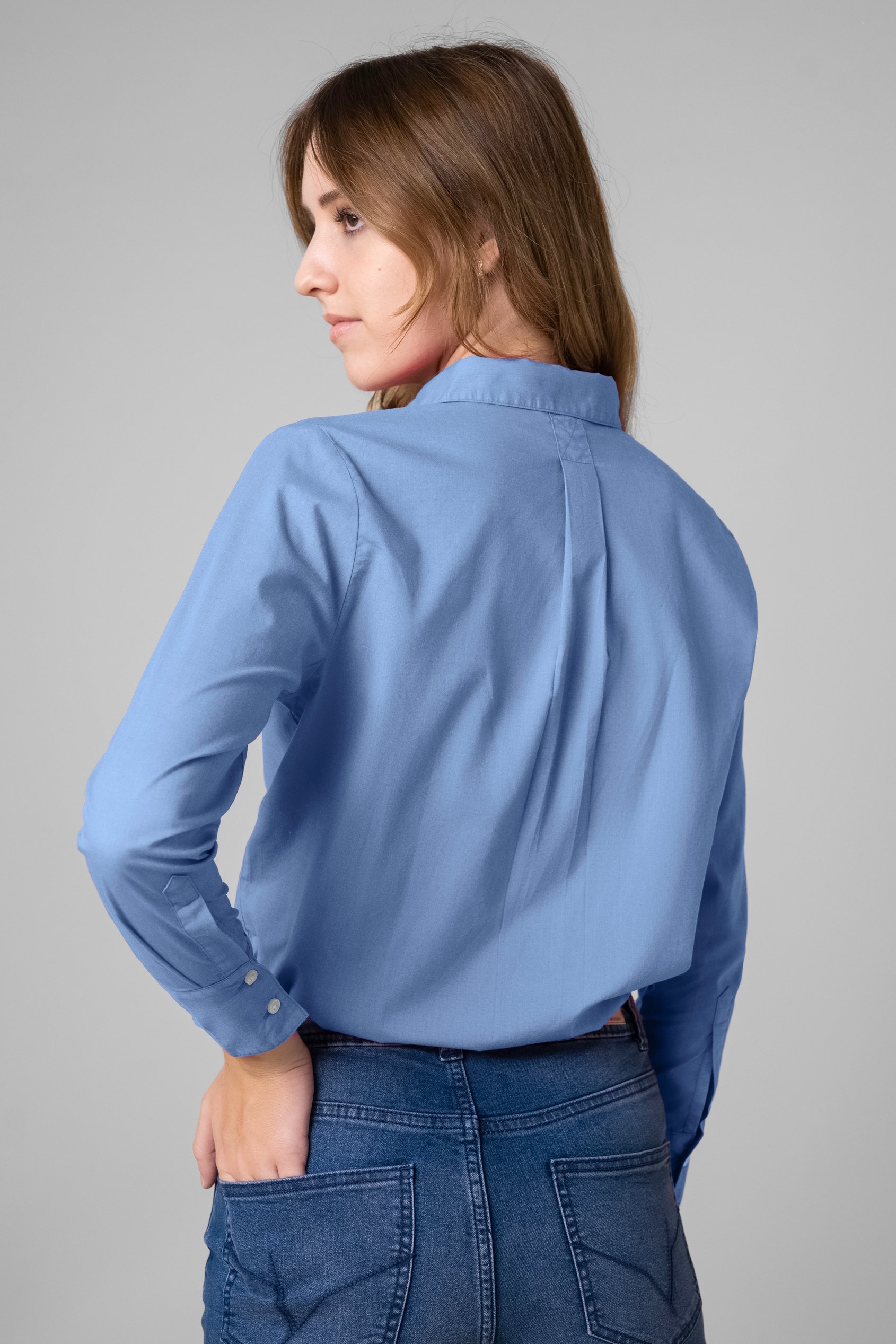 Womens Long Sleeve Work Shirt