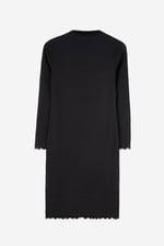 Crepe Ribbed Bodycon Midi Dress