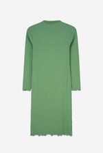 Crepe Ribbed Bodycon Midi Dress