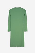 Crepe Ribbed Bodycon Midi Dress