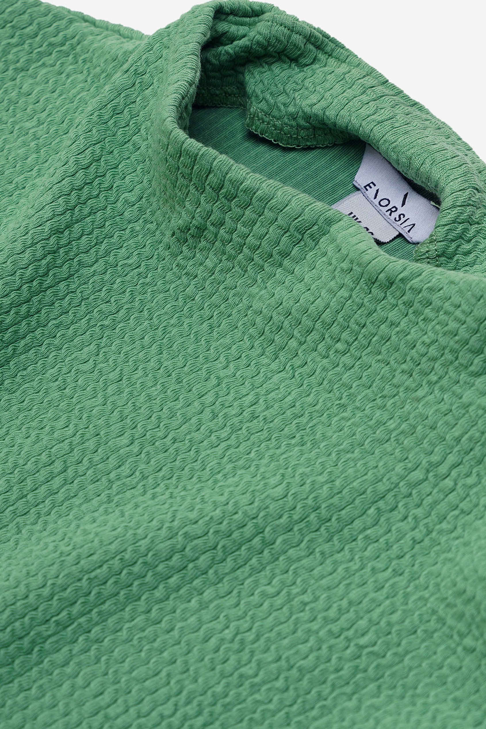 Crepe Ribbed Bodycon Midi Dress