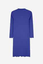 Crepe Ribbed Bodycon Midi Dress