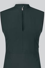High Neck Sleeveless Dress With Keyhole Detail