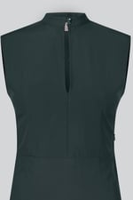 High Neck Sleeveless Dress With Keyhole Detail