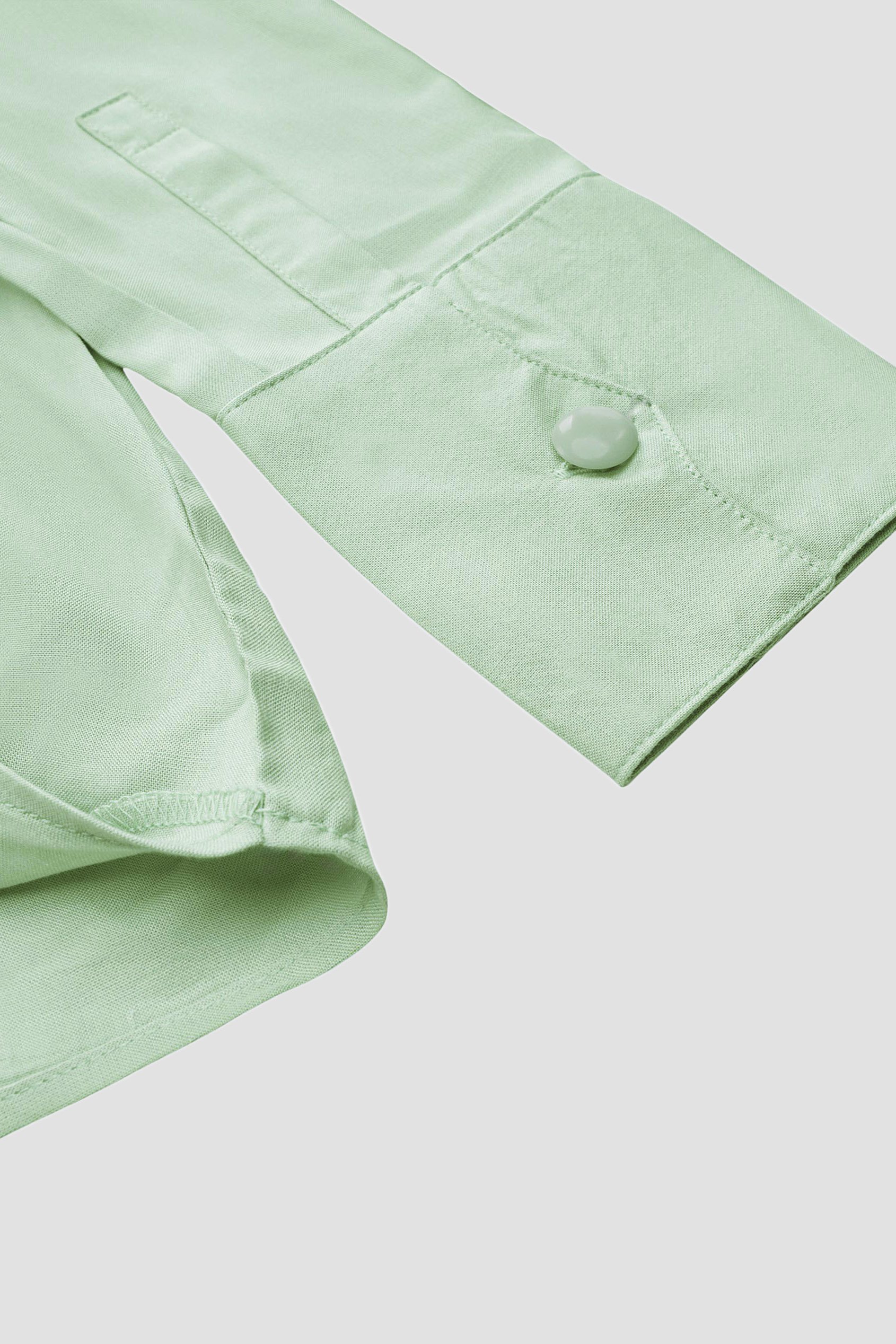 Long Sleeves Wrap Blouse