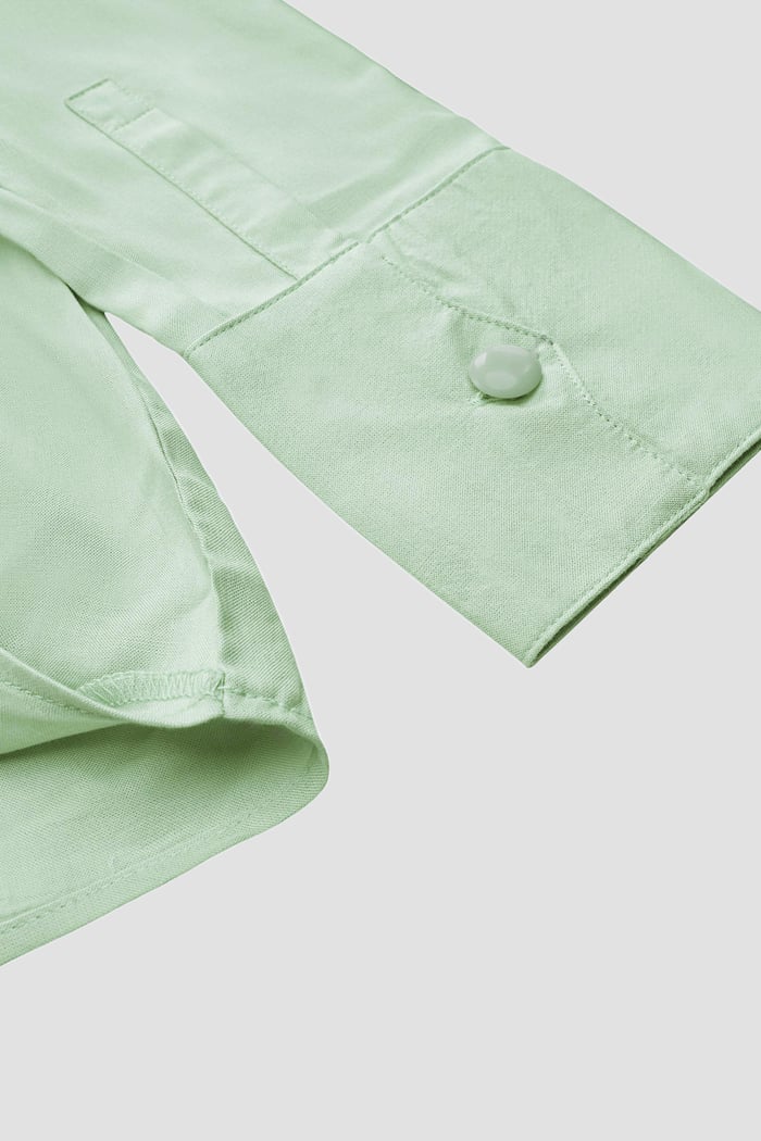 Long Sleeves Wrap Blouse