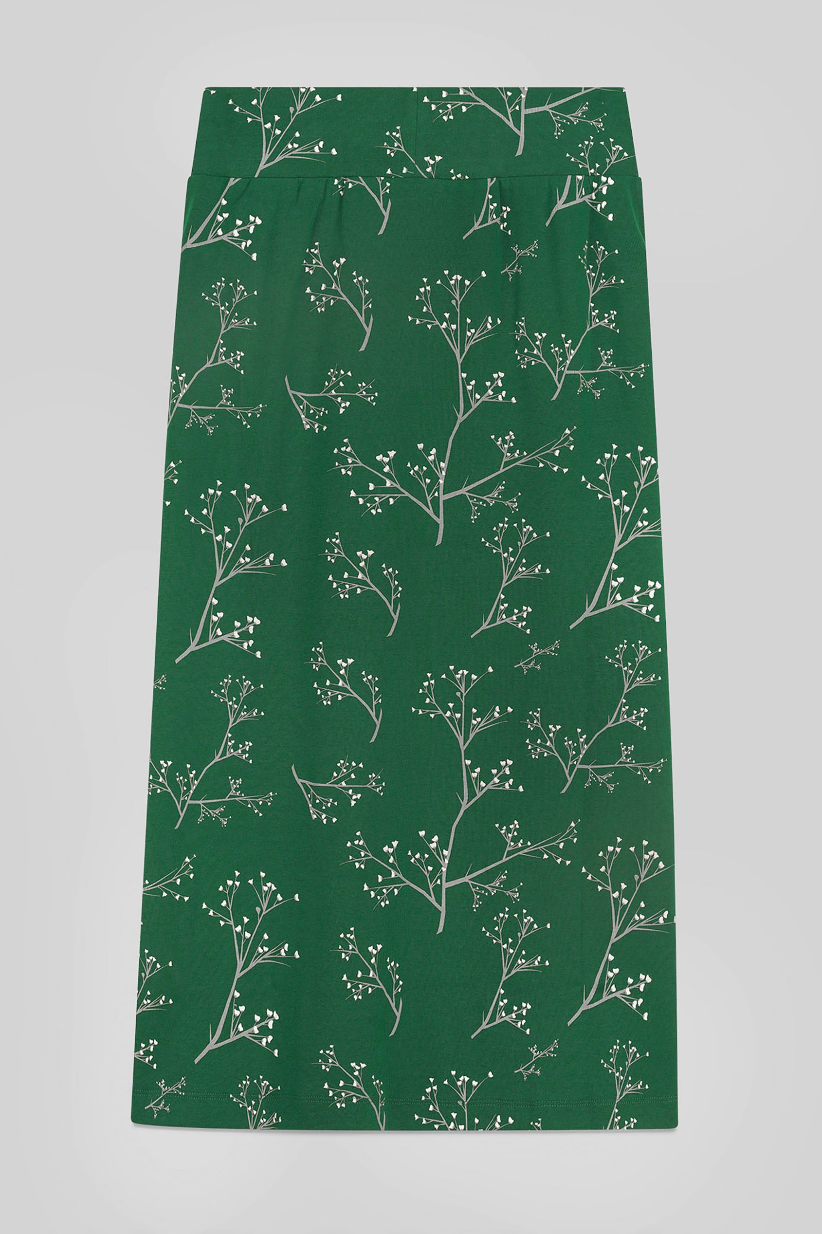 Women High Waist Lace Up A-Line Midi Skirt