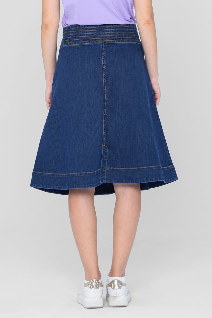 A-Line Midi Skirt