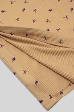 Side Button Split Ribbed Skirt