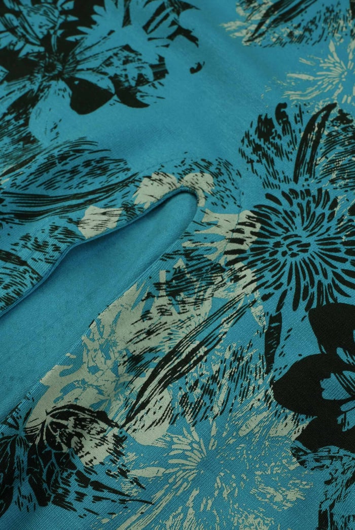 One Shoulder Floral Printed Maxi Dress