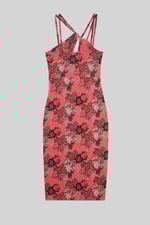 One Shoulder Floral Printed Maxi Dress