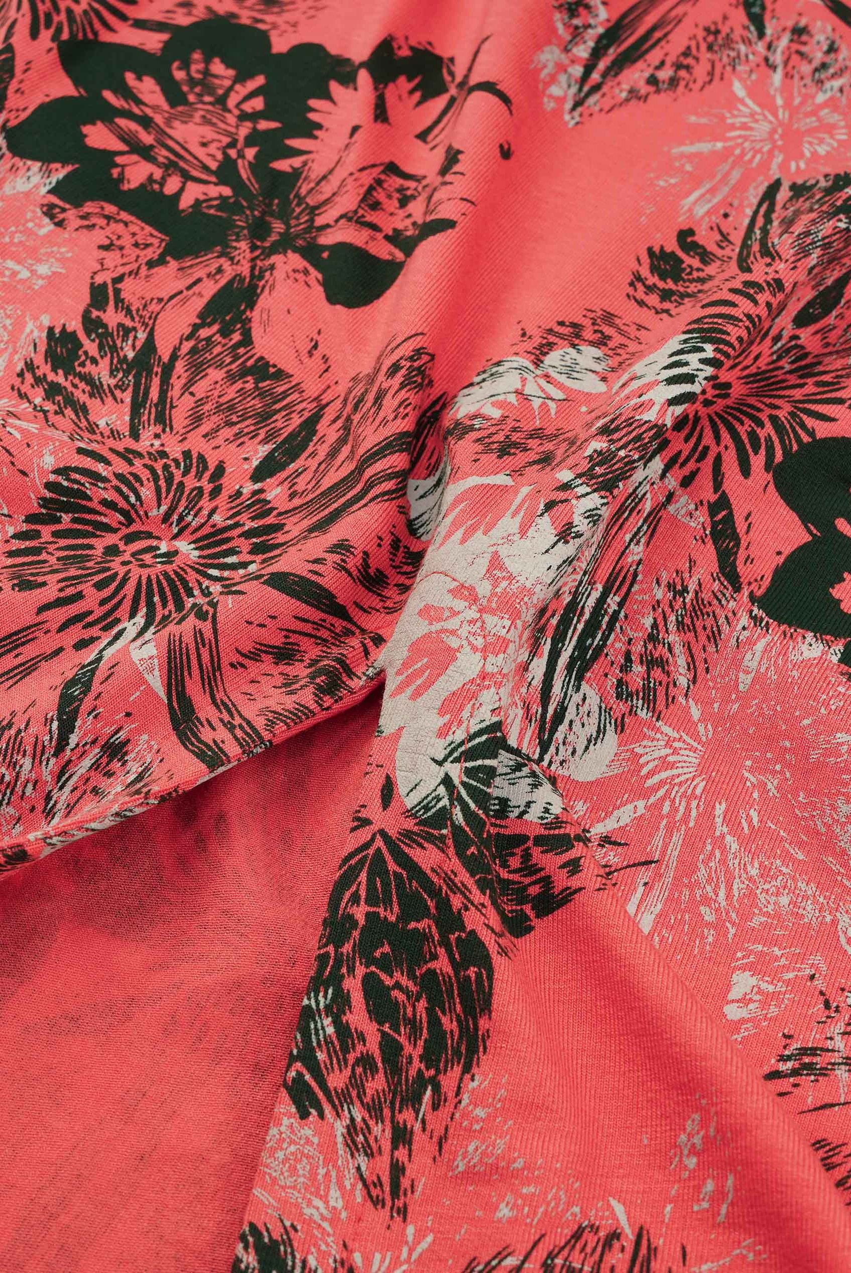 One Shoulder Floral Printed Maxi Dress